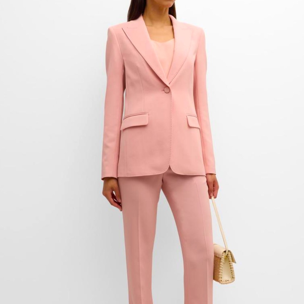 Lafayette 148 New York Blazer in Soft Pink